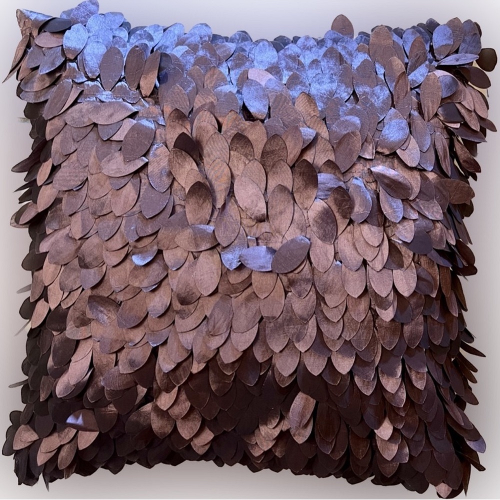 Designer Purple Throw Pillow​ Cover EUC
